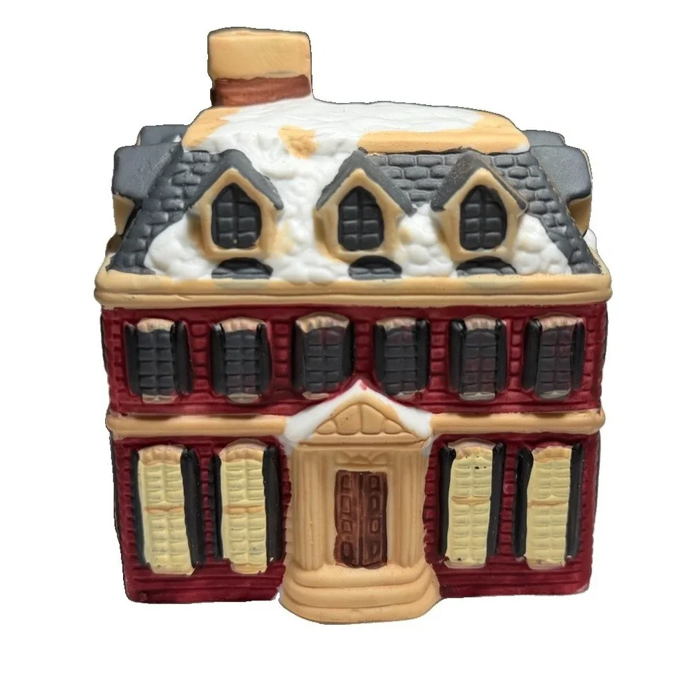 Vintage 1987 Claire Burke Christmas Memories Incense House Box Cones